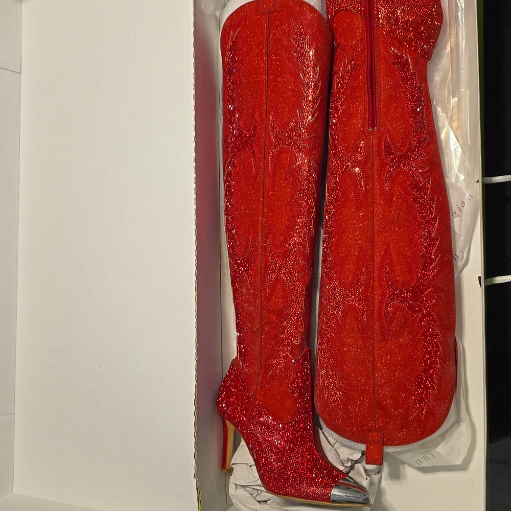 Gianni Bini, the KatyannaTwo Over-the-Knee Western Dress Boots size6